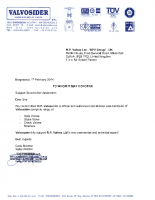 Valvosider Authorised Stockholder Letter